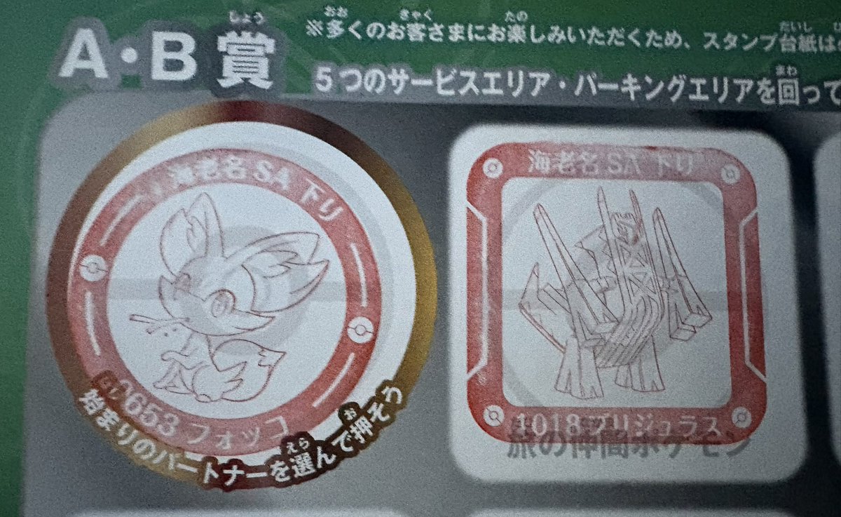 tyo6ri's tweet photo. #ポケモンサービスエリアのたび 
海老名SAのフォッコとブリジュラス。伝説ポケモンどこー？🤔 https://t.co/ACoAsqYsBF