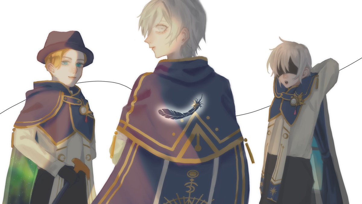 fools__funeral's tweet photo. ✧𝚃𝚑𝚎 𝙵𝚘𝚘𝚕'𝚜 𝙵𝚞𝚗𝚎𝚛𝚊𝚕: 𝟷𝚜𝚝 𝙰𝚗𝚗𝚒𝚟𝚎𝚛𝚜𝚊𝚛𝚢 ໒꒱· ﾟ

𝟶𝟶 𝙰𝚕𝚒𝚌𝚎 𝚆𝚊𝚕𝚔𝚎𝚛
𝟶𝟷 𝚆𝚊𝚕𝚝 𝙷𝚊𝚝𝚝𝚎𝚛
𝟶𝟼 𝚈𝚘𝚞𝚛 𝙼𝚒𝚛𝚛𝚘𝚛

イラスト担当：28号機

愚者の葬送  1周年໒꒱· ﾟ
#愚者の_祝祭 https://t.co/Lp16cFIm7x