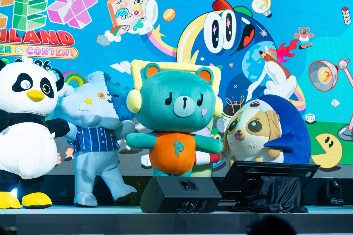 GmmtvShop's tweet photo. นำภาพบรรยากาศความน่ารักของ GMMTV FANDOM CHARACTER ในงาน Thailand Character &amp; Content Expo (TCEX) 2026 มาฝากค่า

GMMTV OFFICIAL MERCHANDISE BOOTH
9 - 12 July 2026
PARAGON HALL, 5th FLOOR, SIAM PARAGON

#SiamParagonxTCEX2026xGMMTV
#GMMTV https://t.co/UlCSeefUOQ