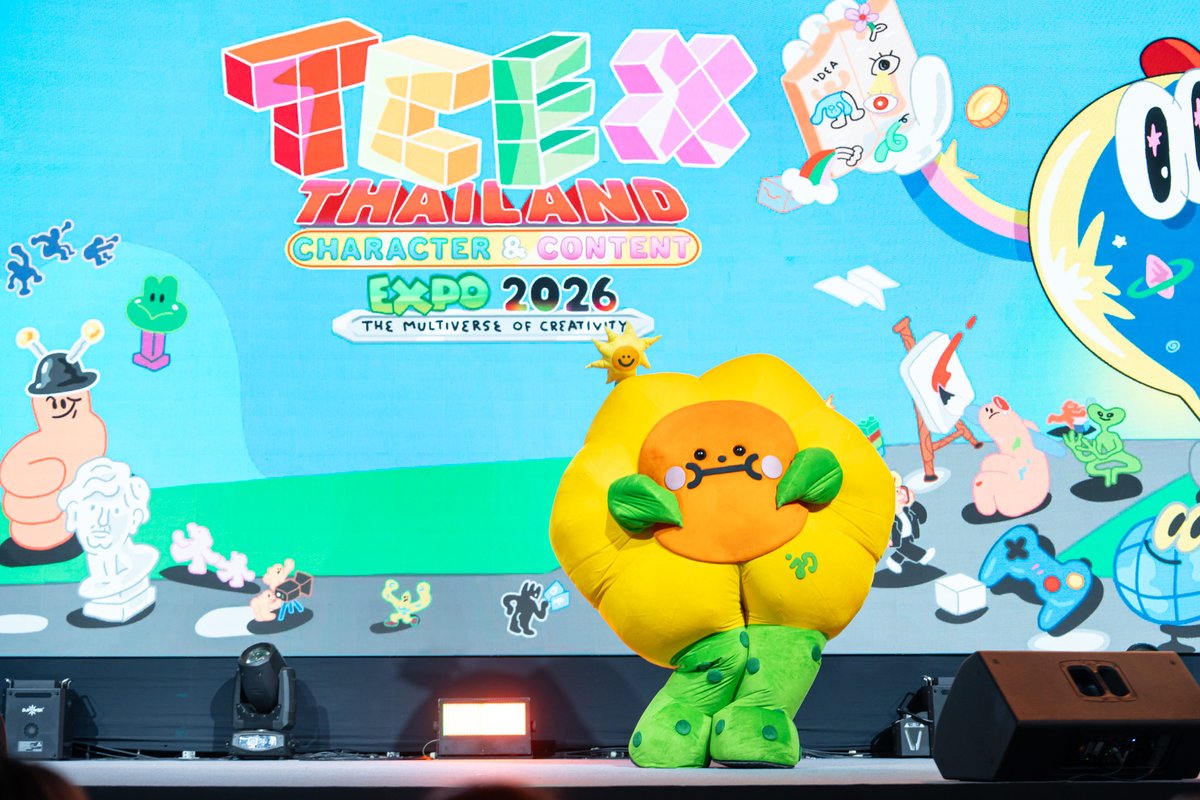 GmmtvShop's tweet photo. นำภาพบรรยากาศความน่ารักของ GMMTV FANDOM CHARACTER ในงาน Thailand Character &amp; Content Expo (TCEX) 2026 มาฝากค่า

GMMTV OFFICIAL MERCHANDISE BOOTH
9 - 12 July 2026
PARAGON HALL, 5th FLOOR, SIAM PARAGON

#SiamParagonxTCEX2026xGMMTV
#GMMTV https://t.co/UlCSeefUOQ