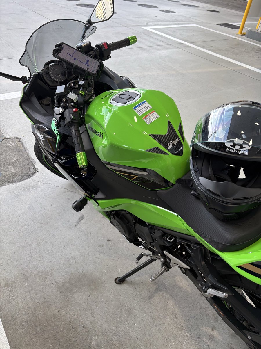 moon_technodog's tweet photo. Ninja250納車！
初公道緊張しました。

#ninja250 https://t.co/6MAXMkAUNd