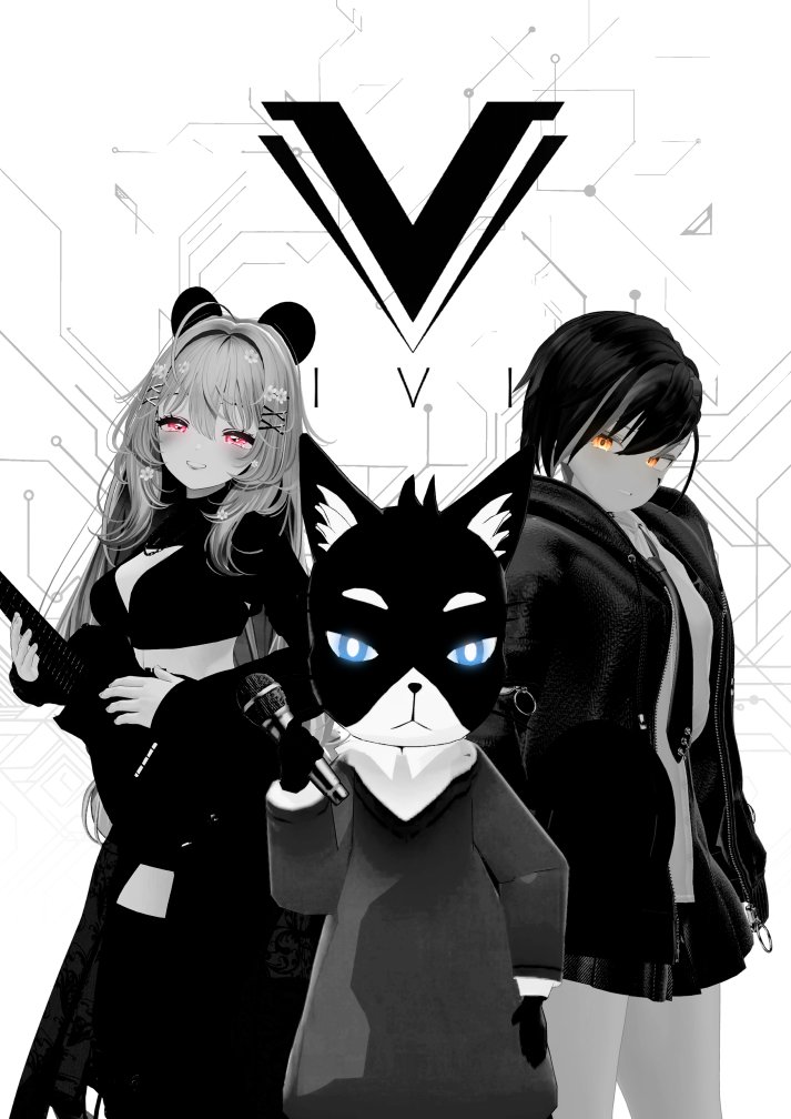 gigas_k's tweet photo. 【告知】 
VketStageでIVIが暴れに行きます
新世代暴力サウンドを是非体験しに来て下さい🙆‍♂️
IVIの出演スケジュールは後日追って告知いたします‍✌
 #VRIVI #Vket #VRChat https://t.co/spoyxOA1D4