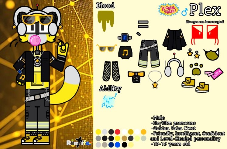 ComputerwolfO's tweet photo. Plex the Robot Civet reference sheet

Plex © Yo Gabba Gabba https://t.co/npn7ymJZ19