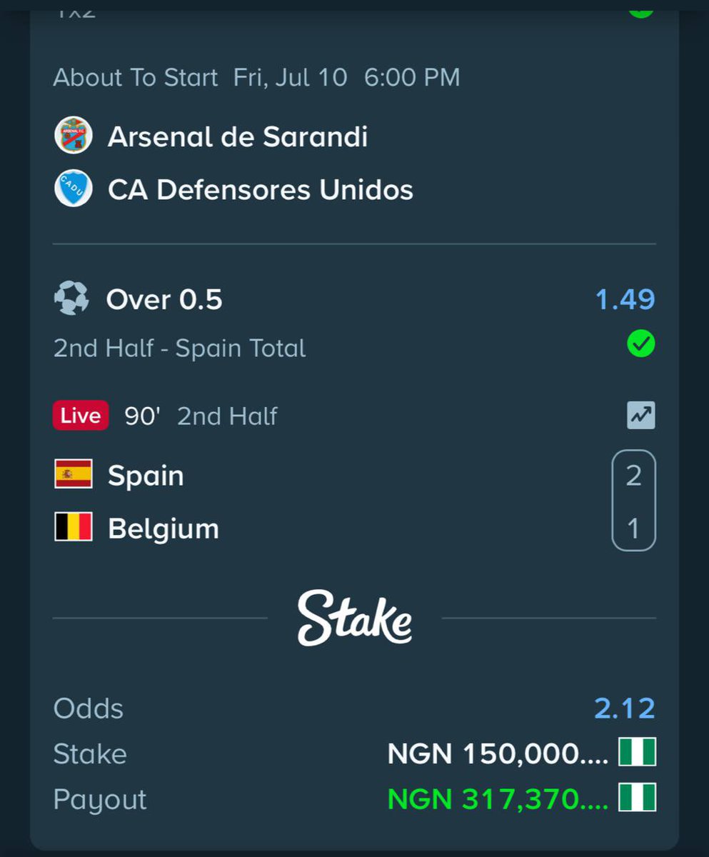 thepredictor001's tweet photo. 2+ ODDS BANKER GAME WON ON STAKE

300K+ NAIRA WON AND  PAID SUCCESSFULLY😌💰

Create an account with STAKE now👇
➡️ https://t.co/LBtC8V9hqR

❗️WATCH How to deposit and withdraw USING NAIRA Bank transfer HERE

Do you want more???? ACTIVATE ME WITH REACTIONS ❤️😌 https://t.co/bQz2gR0oAy