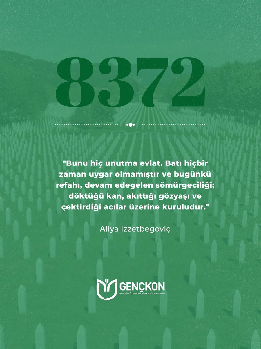 muratgok85's tweet photo. #Srebrenitsa #neverforget https://t.co/nDbEqv4dhN