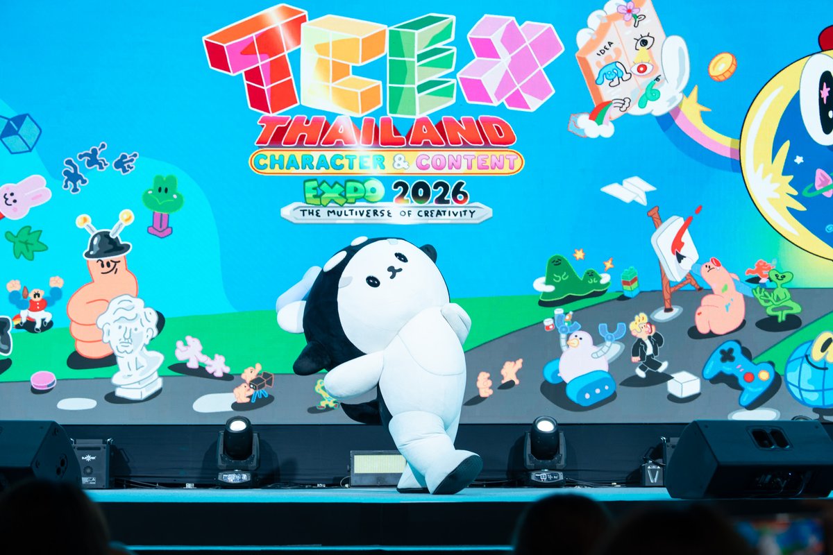 GmmtvShop's tweet photo. นำภาพบรรยากาศความน่ารักของ GMMTV FANDOM CHARACTER ในงาน Thailand Character &amp; Content Expo (TCEX) 2026 มาฝากค่า

GMMTV OFFICIAL MERCHANDISE BOOTH
9 - 12 July 2026
PARAGON HALL, 5th FLOOR, SIAM PARAGON

#SiamParagonxTCEX2026xGMMTV
#GMMTV https://t.co/UlCSeefUOQ