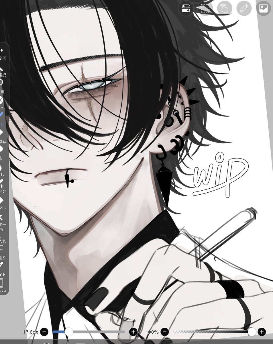 koinago_38's tweet photo. 前に描いたOCバディの片方✍️ https://t.co/izdJJJuoJw