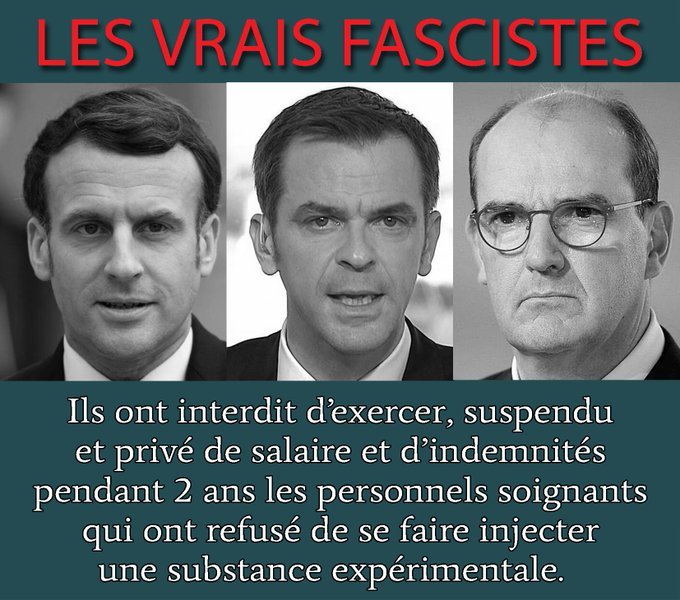 IleMaurice94's tweet photo. @AlexandreJardin @CLOUTECHRISTIN2 A l'Elysée il n'y a plus que le roi des cons quil'ont élu qui trône entre 2malettes de billets du charlatan Pfizer et des collabos de la raie publique bananière française qui violent les Droits de l'Homme et le Serment d'Hippocrate comme des fachos nazis..Honte à ces monstres🌹 https://t.co/yuHgn1nh17