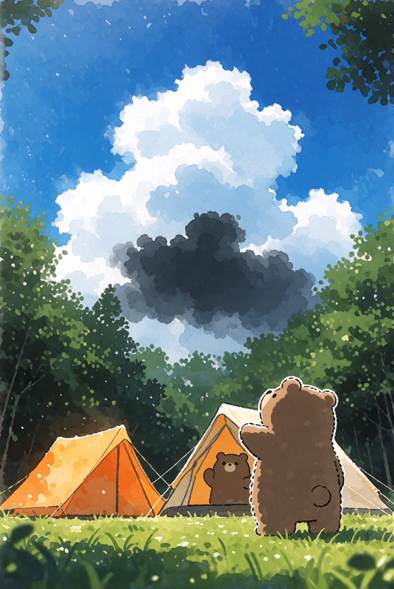 kuzukumasan9's tweet photo. じわじわと近づく黒い雲 https://t.co/qglNsFPQ8P