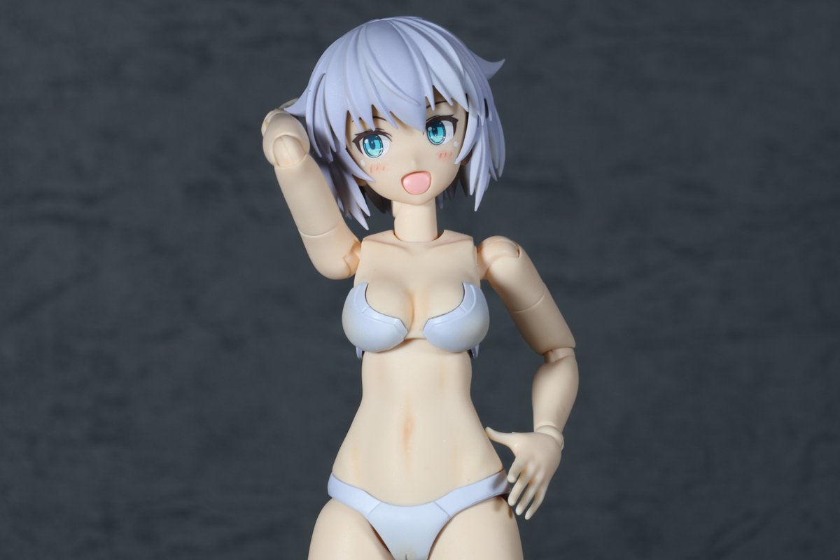 Pracha0828's tweet photo. #30MS #プラモデルライフ
夏は嫌い。冬がいい。
('A`)そんなふうに思ってた頃もありました。ぱらーしゃです。
年取ると寒い冬の方が体調崩すのよね。
夏といえば水着。リシェッタに水着を着てもらいました。
基本３０MSの水着はペイがペイペイしてて貧乳キャラと解釈違いを起こすのは難点ですな。 https://t.co/7YgUD0UJeg