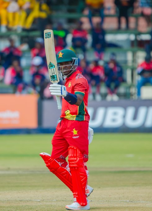Wessly Madhevere's 75 provides some resistance, but Zimbabwe are all out for 199