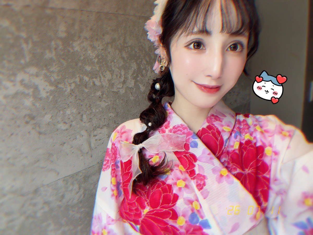 今年の浴衣はこちら💖 素敵に撮影していただけて、とってもHAPPYでした