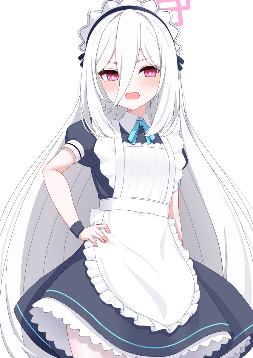 redchain's tweet photo. メイドケイちゃん
「……ニヤニヤしてないで、さっさと仕事してください」
#ブルアカ #BlueArchive https://t.co/3HLPQUWTbF