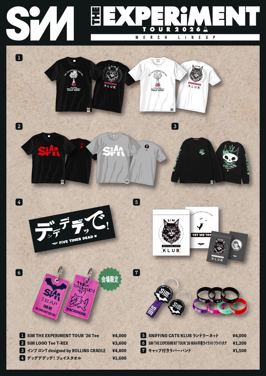 SiMグッズセット SiM_Official (@SiM_Official) / Posts / X