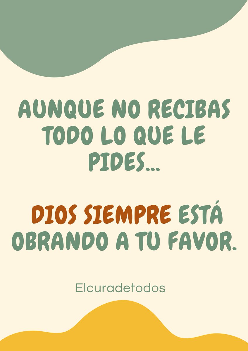 elcuradetodos's tweet photo. Dios escucha todas tus oraciones y hace lo que más te conviene.
Confía en su plan perfecto y agradece cada día lo que recibes. 
#YoConfío #QueDiosTanBueno #FelizmenteCatólico https://t.co/mRDcqhHsmy