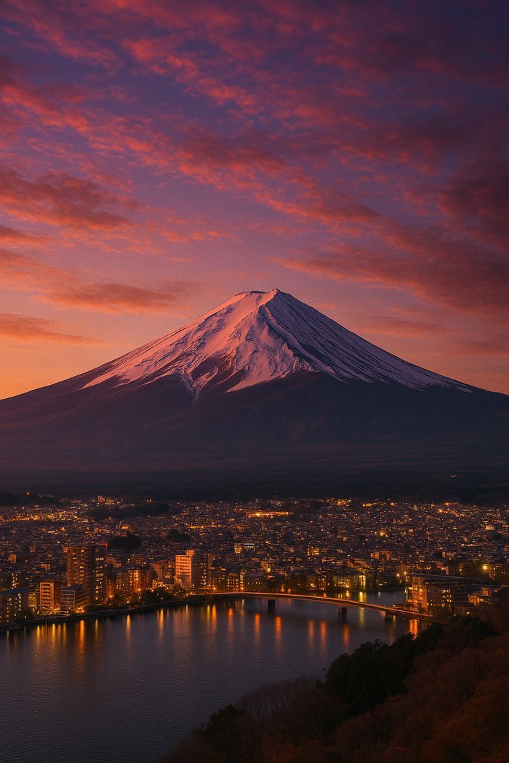 pictures033's tweet photo. Majestic Mount Fuji, Japan 🇯🇵🌸🗻 https://t.co/F8OAS1hwsw