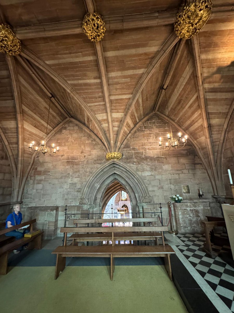 WarWidowsAssoc's tweet photo. Just spent 2 v hot days with some members in  lovely Lichfield, visiting Cathedral &amp; @Nat_Mem_Arb. Buggy rides helped us enjoy the memorials more comfortably.
TY to our hosts - you were so welcoming!
Thankfully, nobody succumbed to the heat but most gave in to ice cream 😂🍦 https://t.co/PwTjBUC7q9