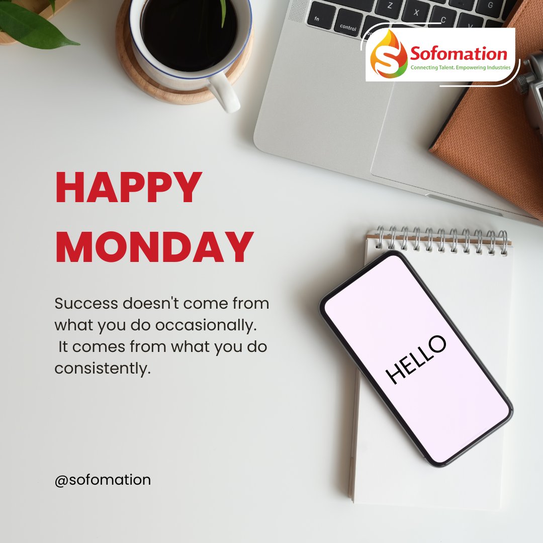 sofomation's tweet photo. A new week brings new possibilities. 🌟

Growth happens when small efforts become consistent actions.

https://t.co/XNE6d4PUc7 https://t.co/ayrZ0a2i6f