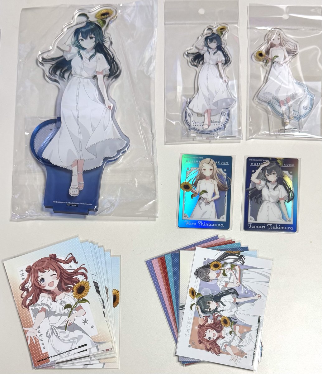 ミニゲームで全部ハズレでブロマイド単品かぁ〜と思って引き換えに行っ