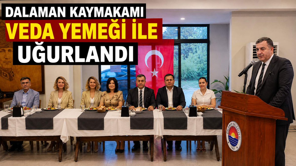dalamantv's tweet photo. DALAMAN KAYMAKAMI VEDA YEMEĞİ İLE UĞURLANDI
https://t.co/FMKPf7fro3 https://t.co/NjzoTHrIcy