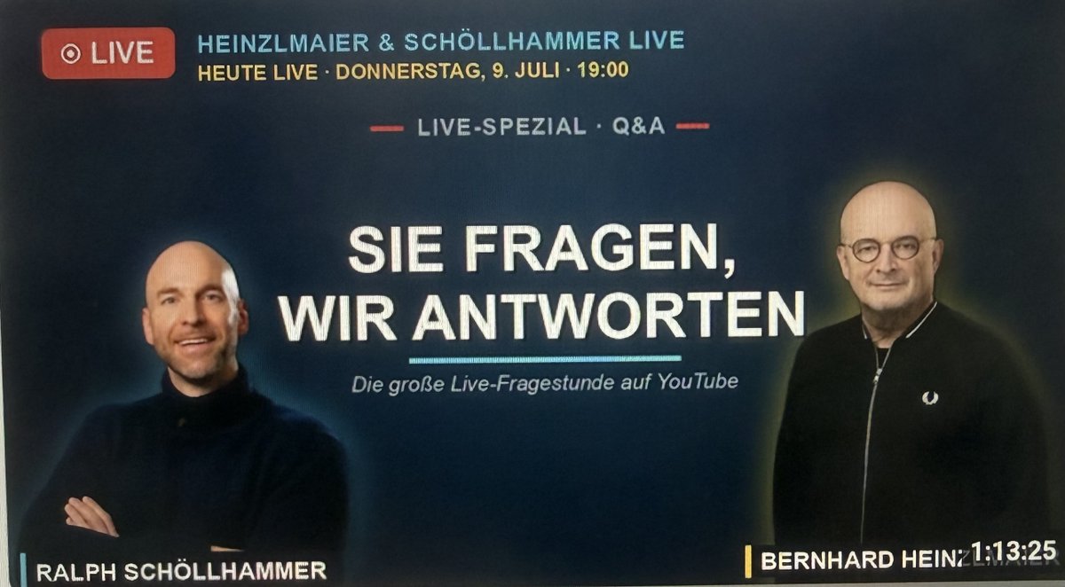 Erzbischof2023's tweet photo. Wir sind wieder da und man kriegt uns nicht weg. Wir machen weiter, unbeirrt, den ganzen Sommer hindurch. Wir sind die Stimme derer, die sich von der Verliererkoalition nicht das Wort "Remigration" verbieten lassen. Jeden Donnerstag um 19 Uhr und das Live. Bei uns kann man live mitreden. Nichts wird geschnitten, nichts verschämt verräumt. Wir packen die heißen Themen furchtlos an. Zum nachsehen der letzten Folge auf Youtube folgender Link.

https://t.co/W3QzYARuVT

Wir sprechen auch offen über die Hetze gegen rechtskonservative Parteien wie die FPÖ und die AfD. Diese Parteien sind unser letztes Bollwerk gegen die Islamisierung Deutschlands und Österreichs, während GB und Frankreich ohnehin schon verloren zu sein scheinen. Weil sie nicht Fussballspielen können, tobte ein marokkanischer Mob durch die Straßen vieler europäischer Großstädte. Der ägyptische Trainer läuft mit einer Fahne der Hamas-Verbrecher durch das Stadion. In seiner Mannschaft dürfen keine Christen spielen. Das ist ANTICHRISTLICHER RASSISMUS. Wer weiß ist und nicht an Allah glaubt, dem drohen in Ägypten Verfolgung und Tod. Und ein Vertreter so eines Landes wagt es, eine Fußballniederlage als "Rassismus" zu deuten. Es ist genug. Wir Europäer sind nicht die Täter vom Dienst, die für alles verantwortlich sind, was Muslime nicht zustande bringen. Muslime agitieren aggressiv in Schulen, auf der Strasse. Gebetet wird auf einmal in meinen Fitness-Club und auf öffentlichen Plätzen. Es gibt Moscheen, in denen man das tun kann, wie das Christen in ihren Kirchen tun. Ich fordere auch "negative Religionsfreiheit". Das heißt ich möchte nicht im öffentlichen Raum von missionierenden Muslimen angegangen werden. Und ich akzeptiere es nicht, dass meine Kinder am Schulweg und in den Schulen muslimischer Agitation ausgesetzt sind. Wir leben in einem aufgeklärten Land. Lasst uns einfach mit euren Koran-Versen und öffentlichen Gebeten in Ruhe. Den meisten von uns geht das auf die Nerven. Wir haben schon die hysterische Phase des Christentums hinter uns. Im Zuge der Aufklärung wurde das Christentum zivilisiert. Heute beten Christen brav in den Kirchen. Macht es dieser zivilisierten Religion nach und betet in Moscheen. Aber nicht in Schulen, auf Strassen und Plätzen, in Fitnessclubs. Das hat es bei uns bevor ihr gekommen seid nicht mehr gegeben und das soll auch weiterhin so bleiben.

Danke für die Aufmerksamkeit