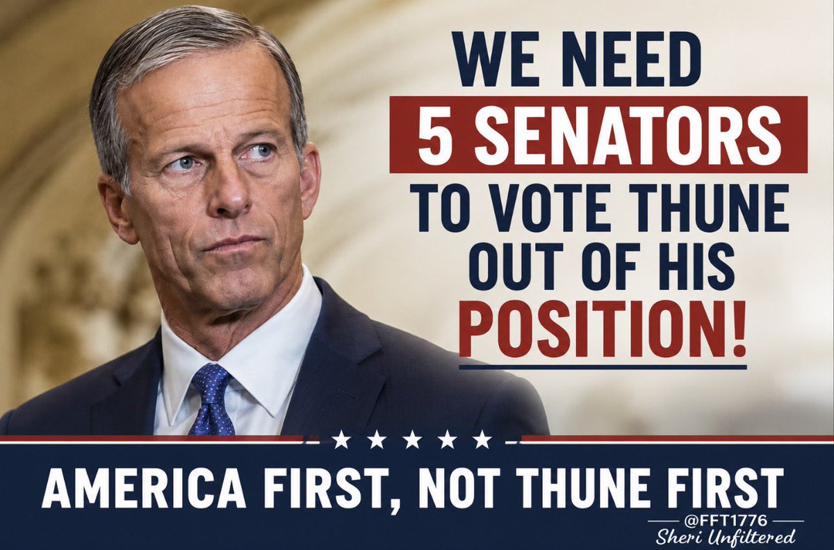 FFT1776's tweet photo. What will it take to actually move this Senate?

Keep running Primaries. 
🔺Rand Paul is right to be worried.

These people are used to doing whatever the hell they want … then stepping up loud and proud at election time, grandstanding about votes they never intend to cast.

Social media changed the game.

🚨If 5 senators can’t step up and lead? … Keep removing them.