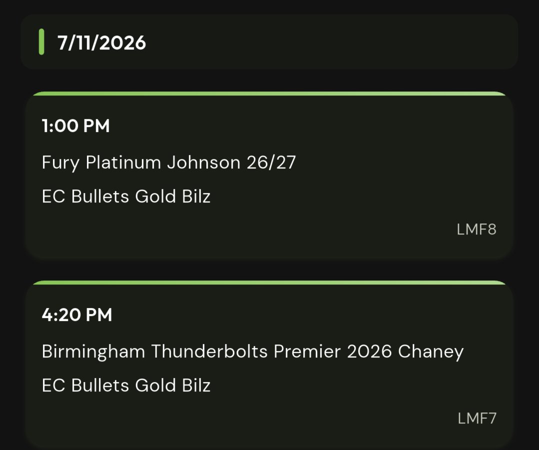 EC Bullets Gold 18U Schnute/Bilz tweet media