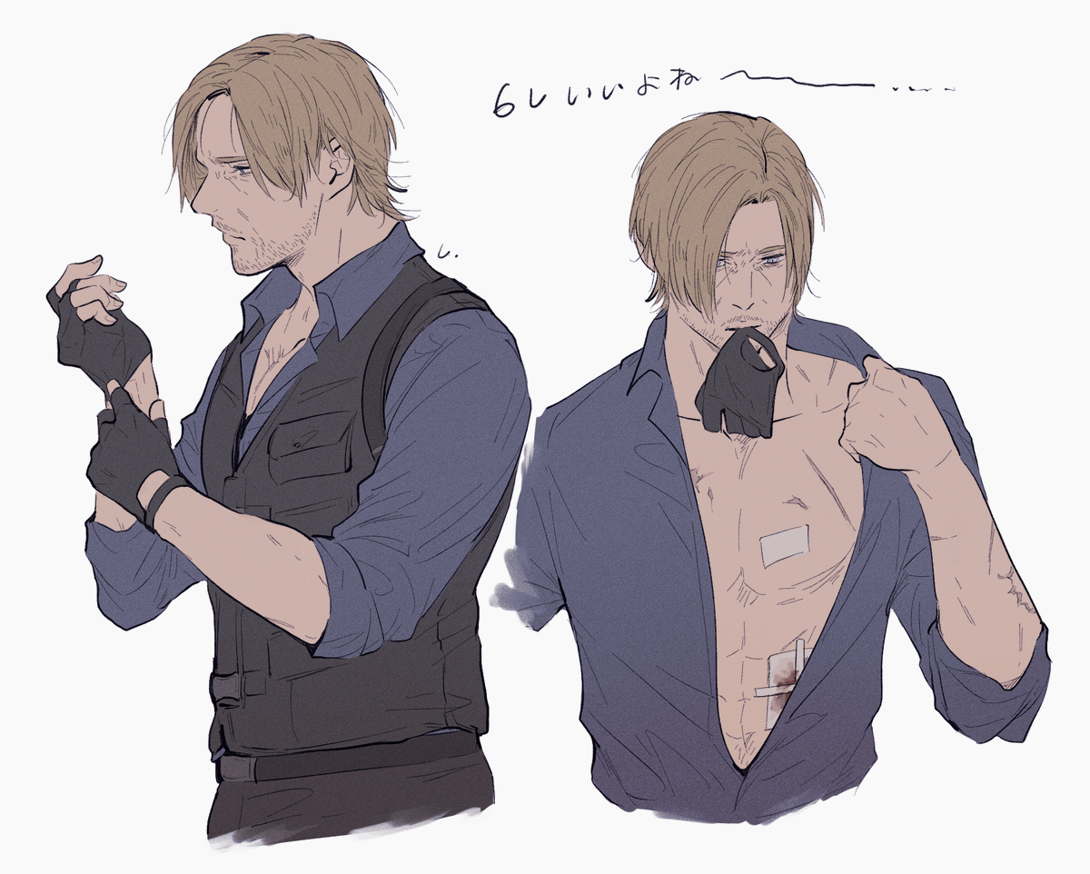 u_yjk_1029's tweet photo. #ResidentEvil #LeonKennedy https://t.co/MmtmNSHtvj