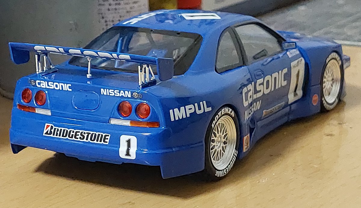 bpx_shiba's tweet photo. タミヤ カルソニックスカイライン(R33)完成しました〜

普通に組んだだけ( ´•ᴗ•ก ) https://t.co/s4rHrptVrX