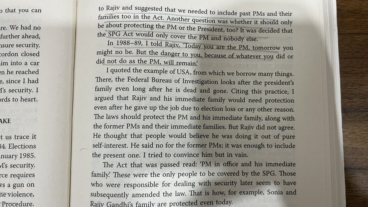 pranav_so's tweet photo. on drafting the SPG act which grants protection to the PM of india https://t.co/14rNQfyJVn
