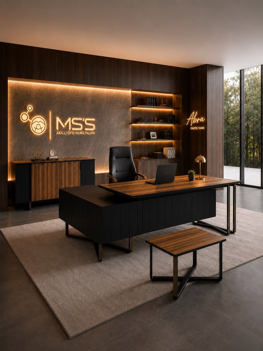 mssofiss's tweet photo. ✨ Güç, prestij ve modern tasarım tek bir çizgide buluşuyor.

Yeni Abra Yönetici Takımı, yalın çizgileri, güçlü duruşu ve ince detaylarıyla çalışma alanlarını üst seviyeye taşıyor. Estetik görünümün yanı sıra işlevselliği de ön planda tutan tasarımıyla, makam odalarına modern https://t.co/XgDyuj92DM