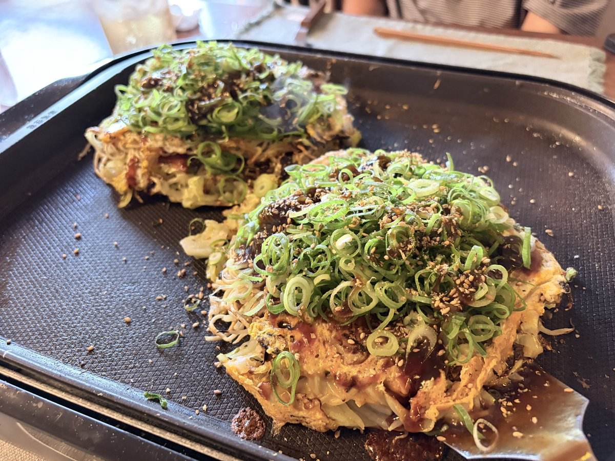 maagemini's tweet photo. 週末おうちお好み焼き https://t.co/3Wzz8sYxak