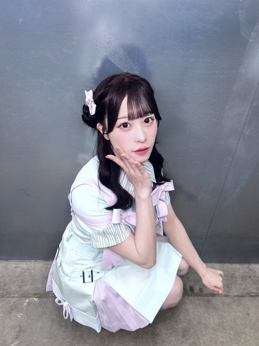 takahashi_mai__'s tweet photo. #ニアジョイBEAT_AX 
ありがとうございました!!💚🩵

#サマーツインテール の初披露、とっても緊張しました!いかがでしたか…?🫶🏻
これから5thシングルが始まると想うとドキドキです😼
めちゃめちゃライブ楽しかった!🎤
皆と会えて幸せでした!ありがとう🌟
#ニアジョイ https://t.co/sIh3dX0I5f