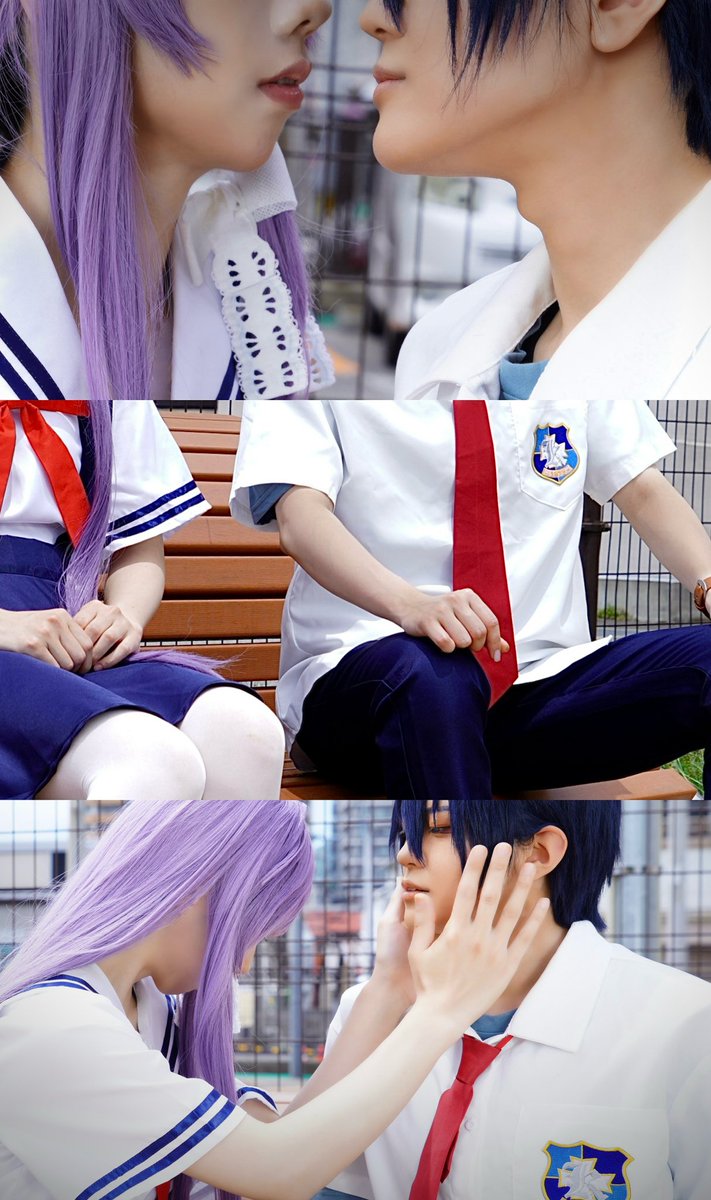 sss_cos1123's tweet photo. 【 Cosplay / CLANNAD ~杏ｱﾌﾀｰ ~ 】

  ──練習してみる？ キスの練習 ──

 #コスメルin旧二葉小学校
 
                                        2026.05.31

岡崎朋也 / @mogmogemu 
藤林杏 / S
📸 : 和之さん / @kazuyukisaitou 

【 #S_CLANNAD_Gallery 】 https://t.co/C1BYTvCLmq