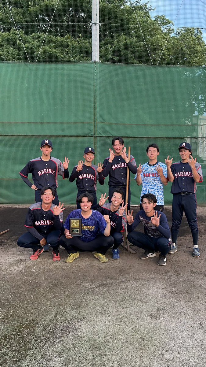 taiponbaseball's tweet photo. 今年も全日本クラブ選手権、東海地区代表での出場が決まりました。
沢山のご声援ありがとうございました！

 #全国で勝ちましょう
 #焼津マリーンズ
 #東海3連覇 https://t.co/20cnJkGQO4