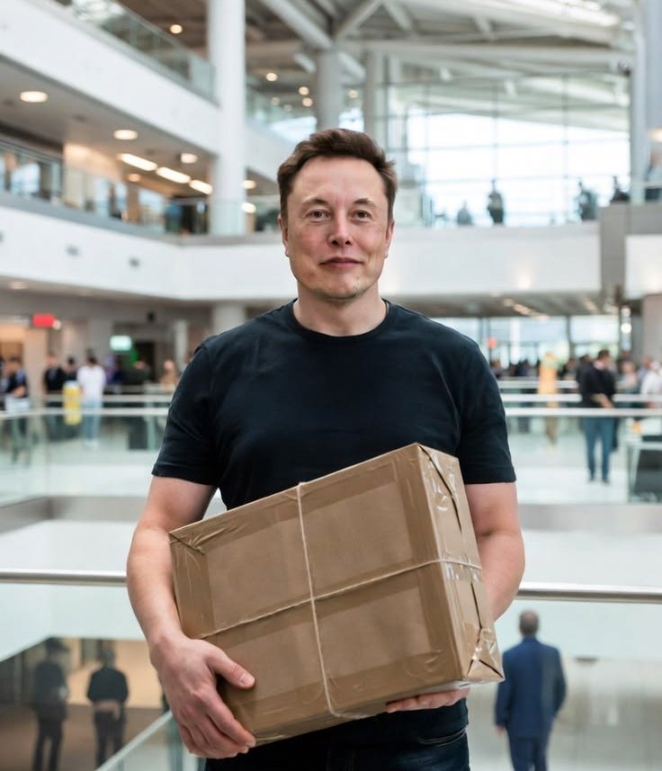 ElonInveste9bl's tweet photo. AI generated 

Be honest 👇 

If Elon handed you this box, what would you hope is inside? 🎁

🅰️ Tesla keys 🚗
🅱️ SpaceX ticket 🚀 https://t.co/RKAvQ9GK3m