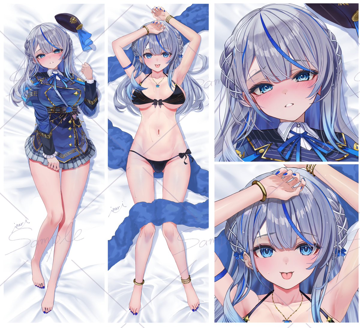 ambercrown's tweet photo. 【#C108 新作グッズ】
雨海ルカ抱き枕カバー予約開始しました！ 
URL:https://t.co/b1N6I5YxK7

受注受付は2026年8月19日まで
イベント会場でも少量配布します！ https://t.co/ZqjG2wWOjf