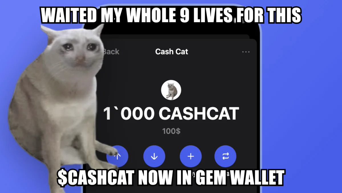 Gem Wallet is a self-custodial CASHCAT wallet for Robinhood Chain