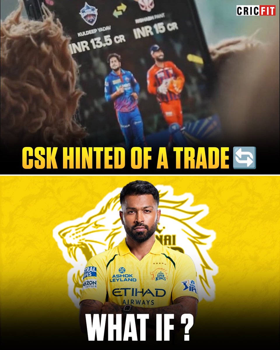 CSK has hinted of a trade 🔥