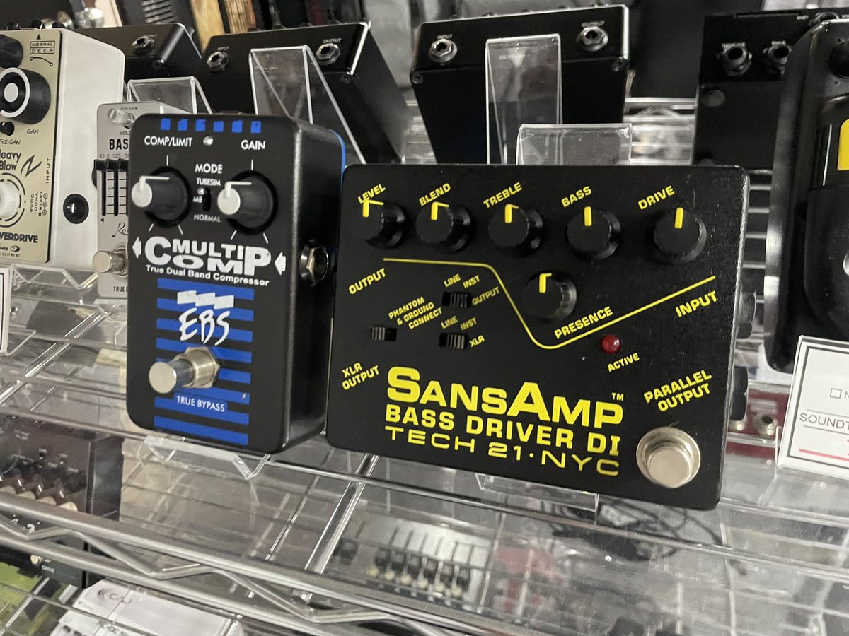 TECH 21 / SansAmp BassDriver DI EBS / Multi Comp Black Label