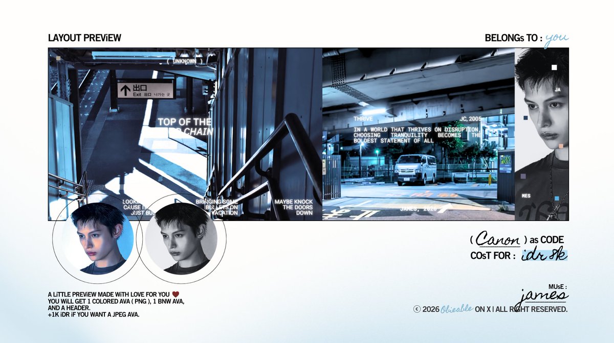 obieable's tweet photo. Repost are appreciated. 

Blue mood, elite visuals. This special Keonho &amp; James ready stock layout is open for claims now. Don't miss out!

PNG Ava &amp; Free retext.
Contact me: https://t.co/YUKlQjcnms

#bealanja https://t.co/pTkqjOo8fC