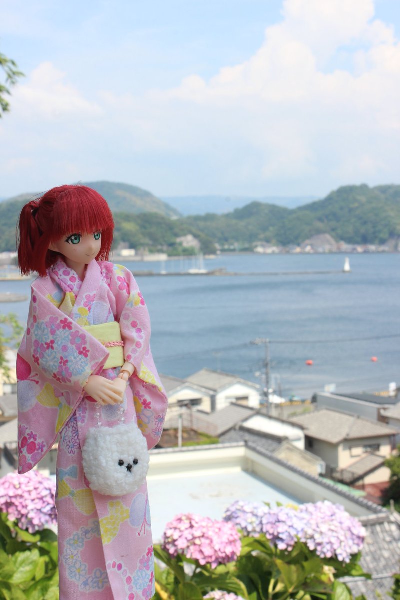 Ruby_Minami's tweet photo. ルビィちゃんと沼津市江浦、照江寺からの景色

#黒澤ルビィ 
#小さなラブライブ https://t.co/ozQUvagJ1y