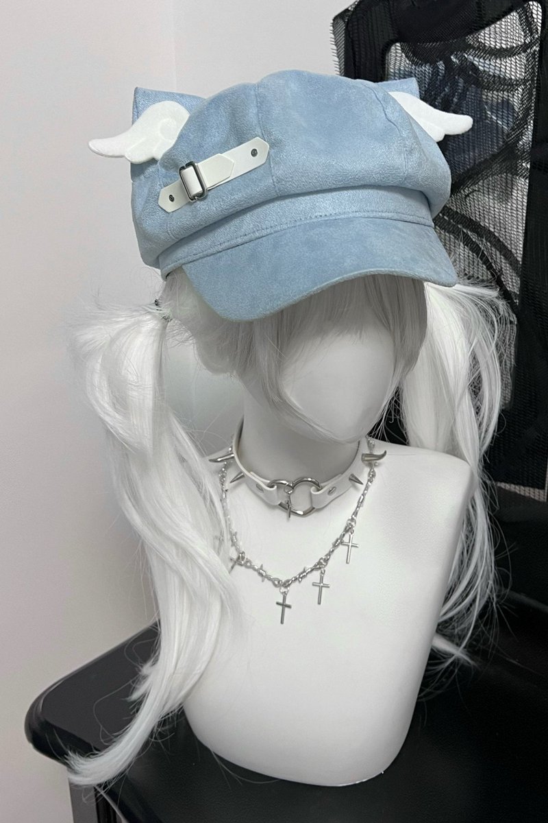 LilyBlack_shop's tweet photo. 🤍🩵水色天使のキャスケット🩵🤍 https://t.co/jMe0IupSpO