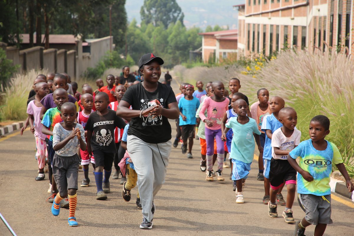 GSF_RC's tweet photo. Happening now: The 5th edition of #RunBugeseraCamp is underway!
For the next 8 days, 300 children (ages 7–12), including children with disabilities, will train, play, learn, and grow together through sport, fostering inclusion.
Theme: Teamwork.
#Empowerment. @BugeseraDistr https://t.co/hRxjoxB17r