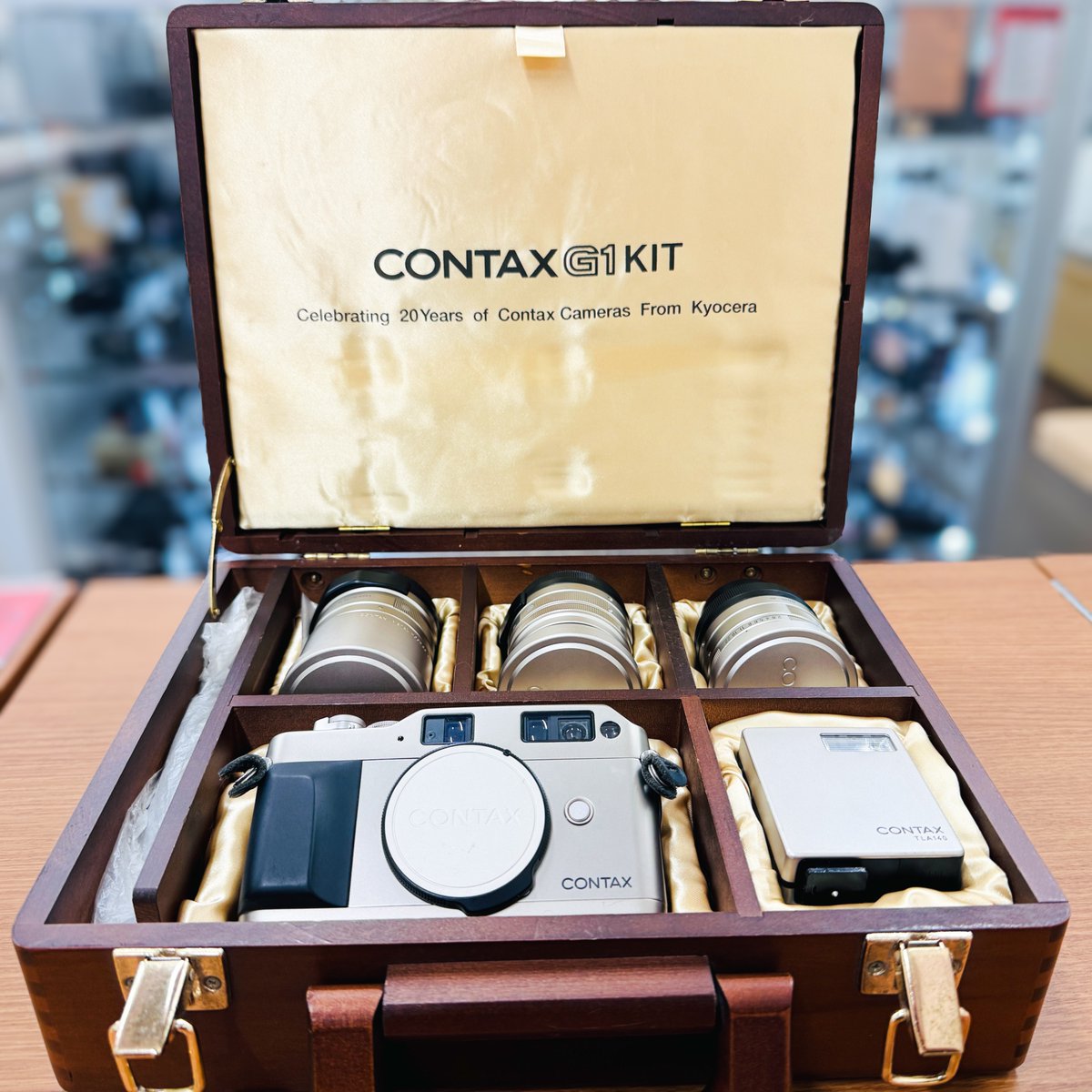 Rare Camera Available. CONTAX G1 20th Anniversary Kit (As-Is