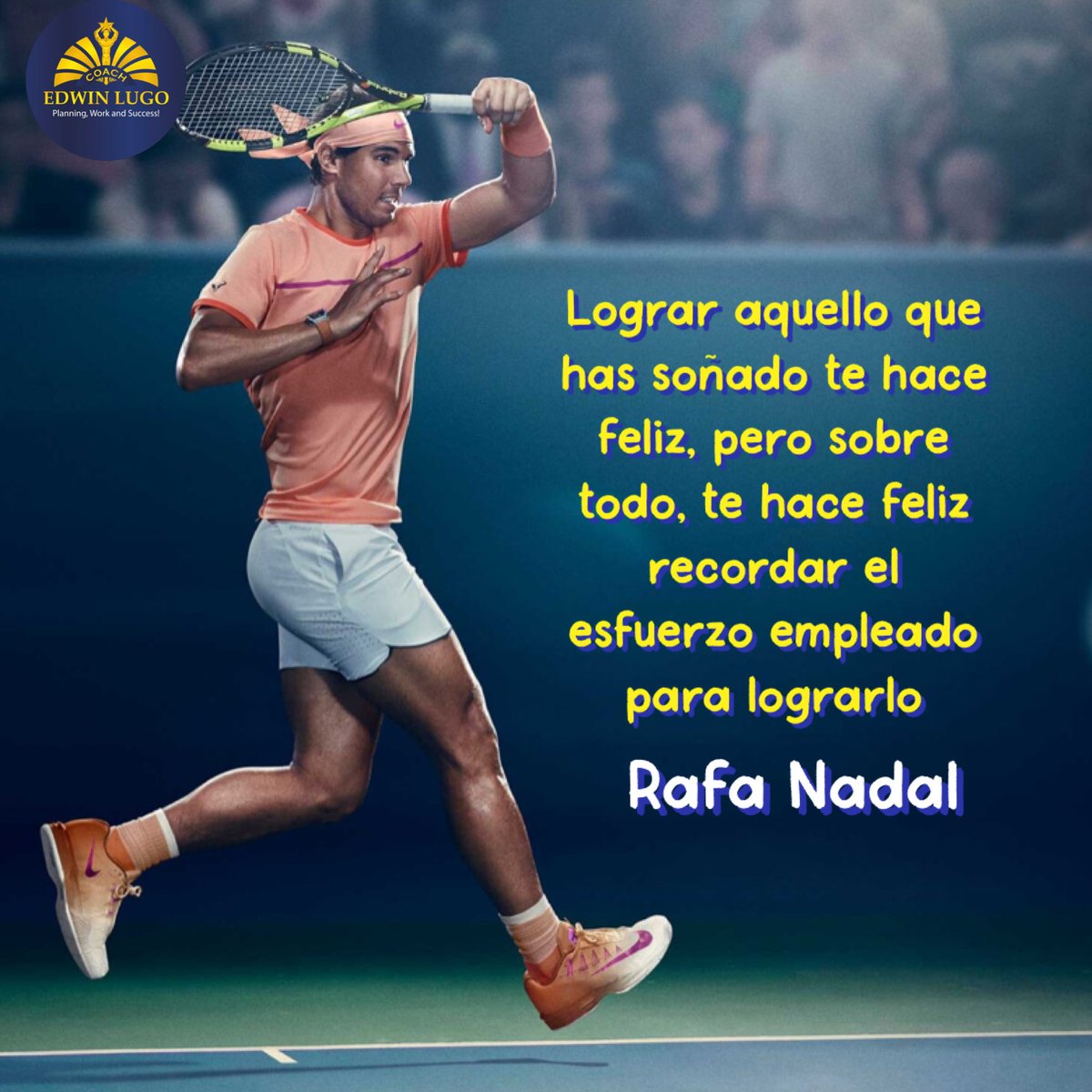 coachedwinlugo's tweet photo. La felicidad por lograr una meta es increíble pero entender todo lo que superaste para lograrla es grandioso!!
#coachedwinlugo #meta #logro #esfuerzo #caracter #crecer #coaching #deportes #neurociencia #rafanadal #tennis #basketball #baseball #volleyball #futbol #soccer https://t.co/9ULle4ucxa