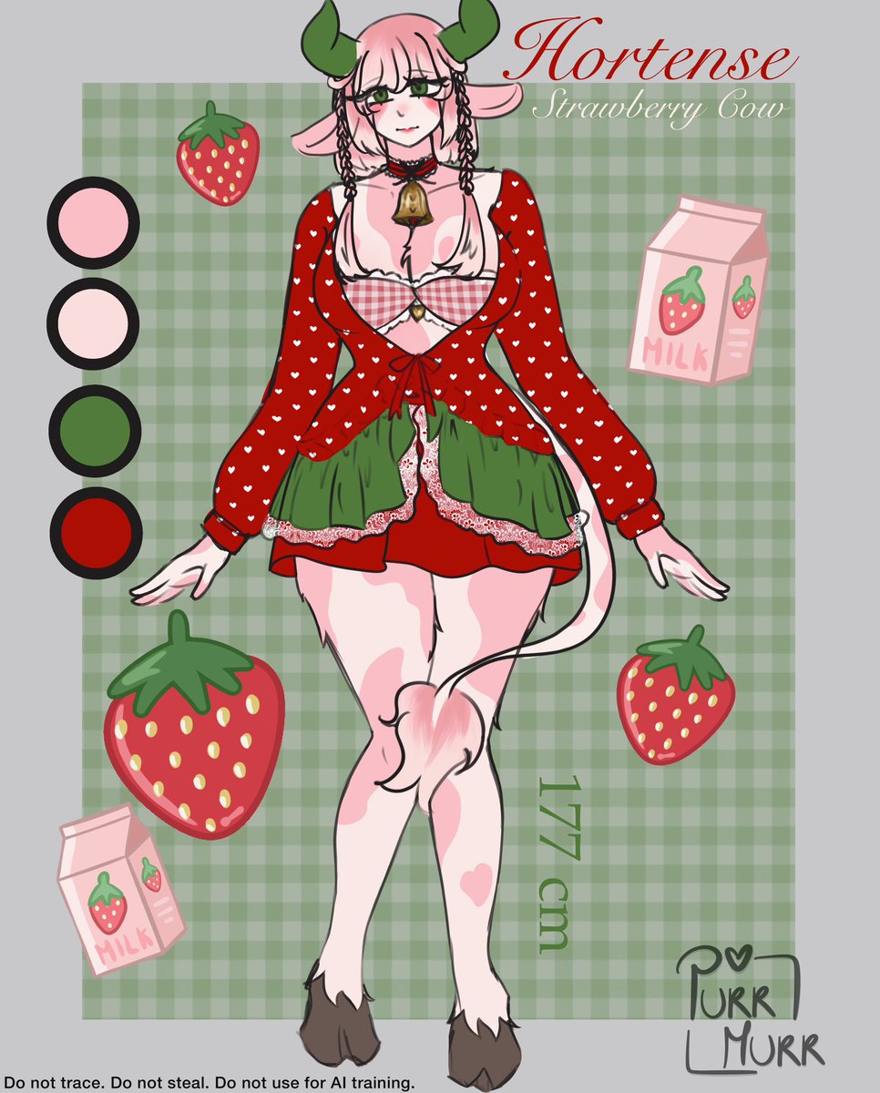 Purrmurrm30w's tweet photo. Here’s Hortense my little cow 🐮🍓
#furryㅤㅤㅤ #furryartㅤㅤㅤ https://t.co/QSGgunOGsb