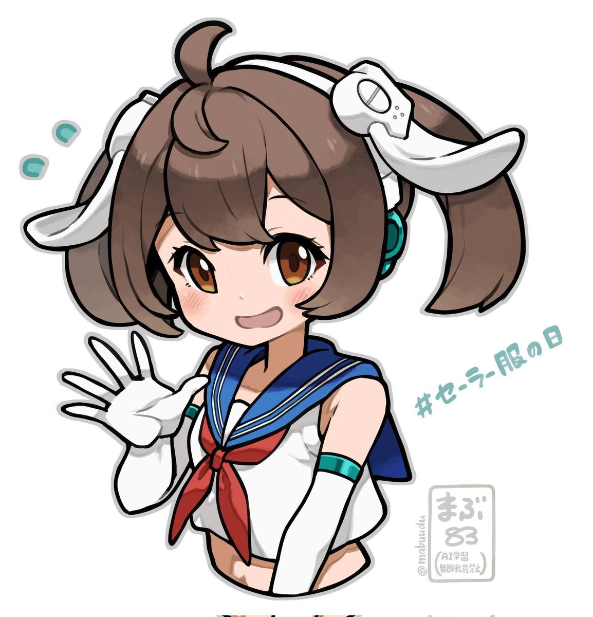 mabuudu's tweet photo. BDガンナーちゃん!!✨
(ｲﾁﾆﾁｵｸﾚﾀｹﾄﾞﾖｼ!)
#セーラー服の日
#メガミデバイス https://t.co/DOhCExDPqH