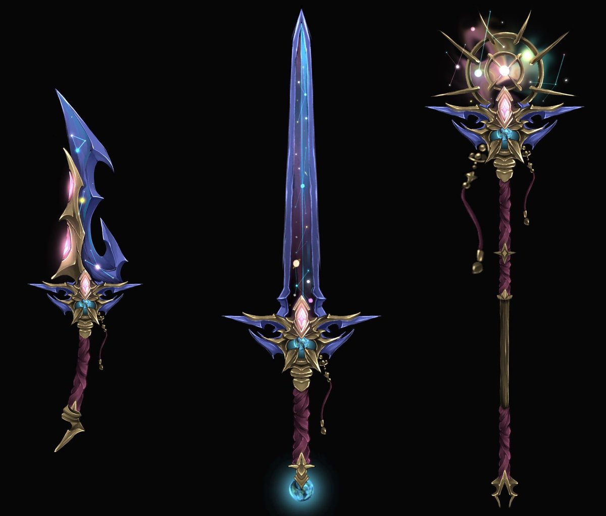 Zee_AQ's tweet photo. Made some quick daggers. @PrinceSidonAE https://t.co/Vvu8LJd5yi