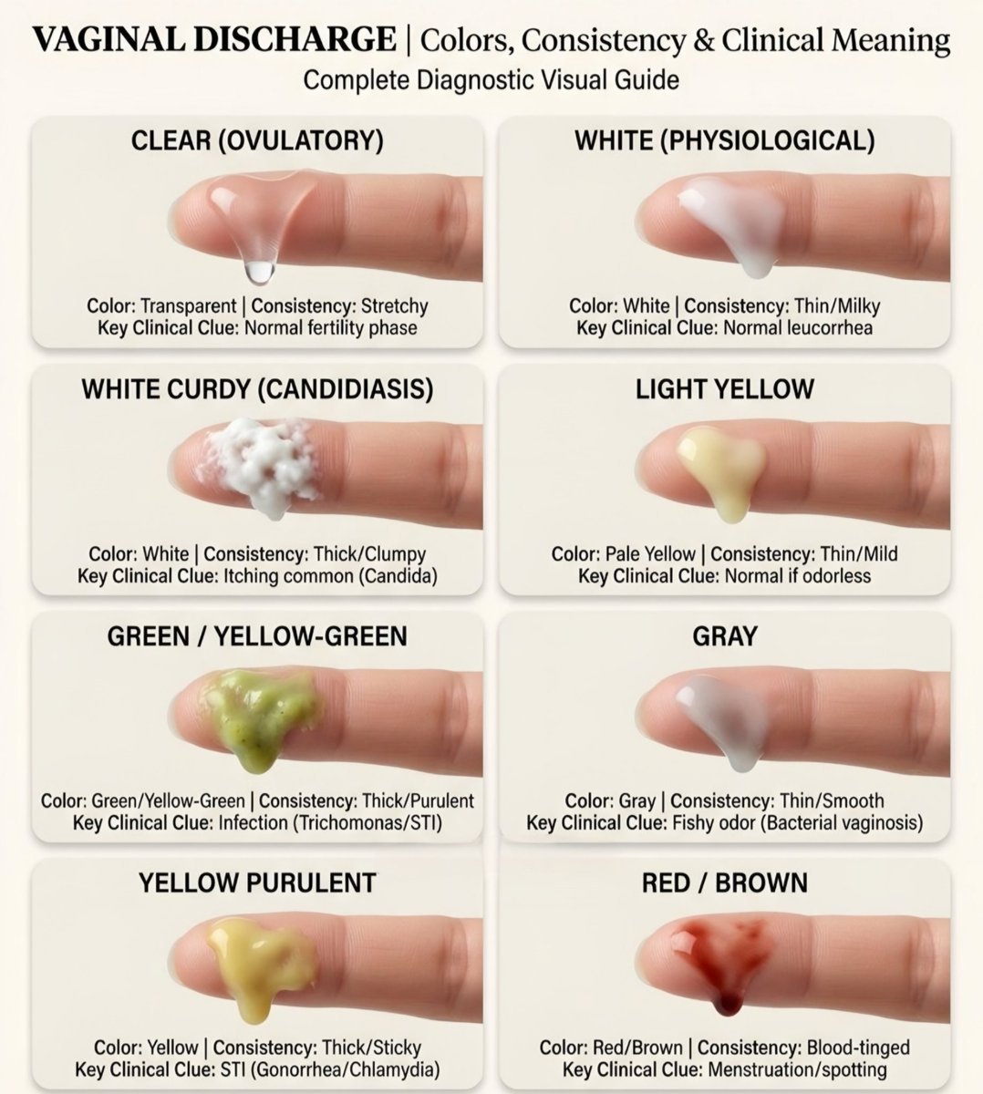 Medicalp0sts's tweet photo. Vaginal Discharge Visual Discharge https://t.co/ddYZGaBAVK